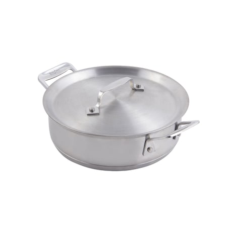 Bon Chef Cucina Round Casserole W/Lid - Ind Btm  8 1/2" Dia X 2 5/8"H / 1 Qt 24 Oz 60022